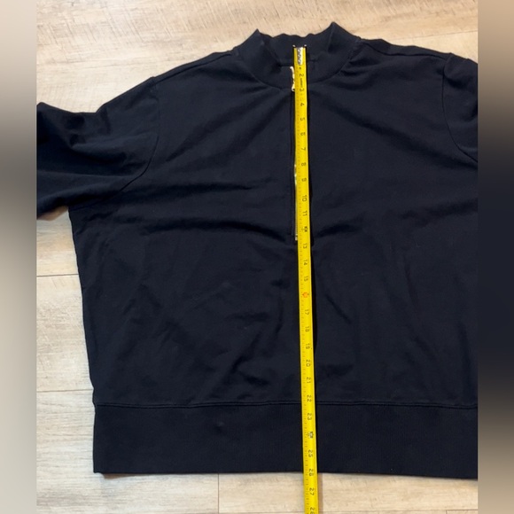 Universal Standard Women’s Zoe 1/2 Zip Funnel Neck Sweatshirt Size L (22-24) - Picture 6 of 7